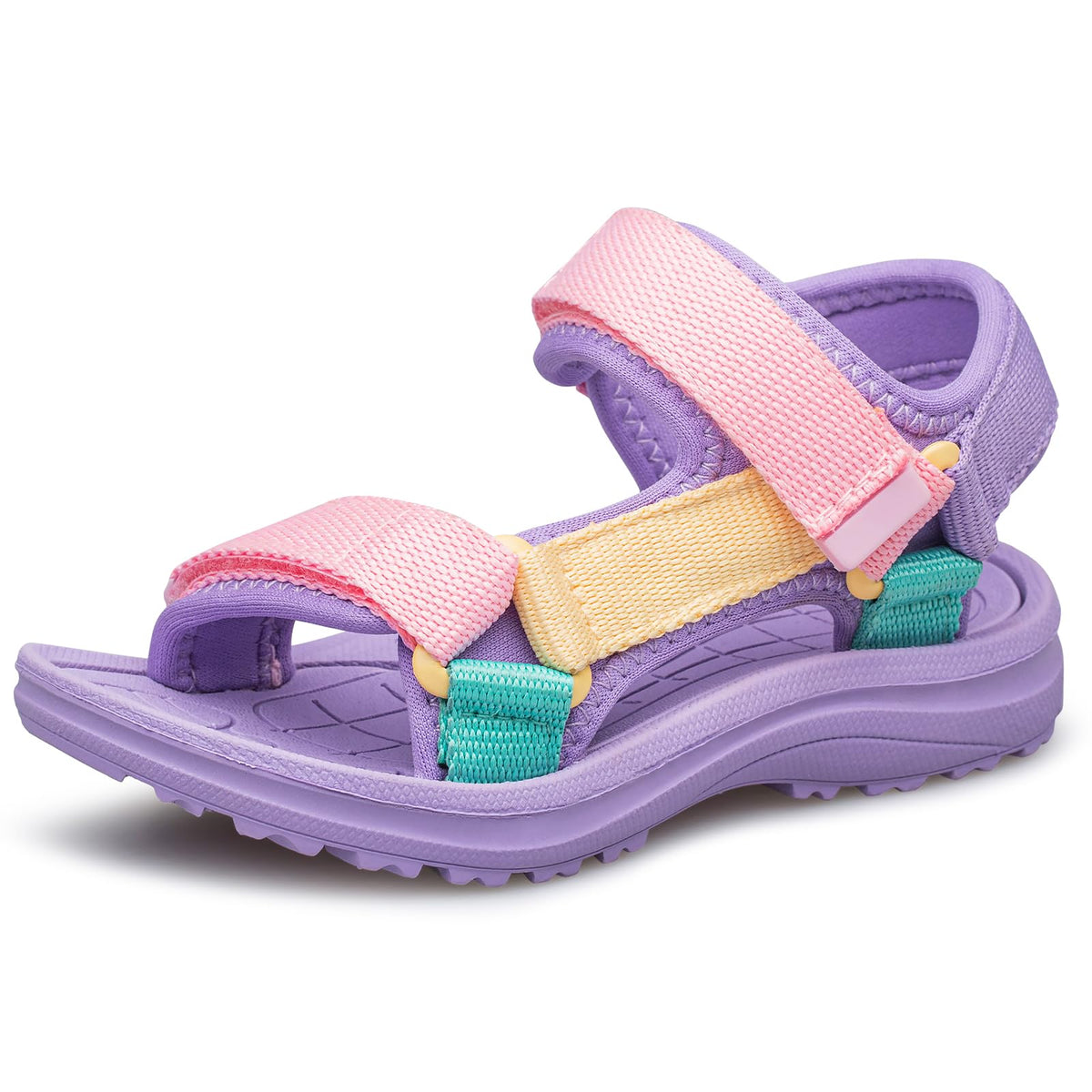 vibdiv Boys Girls Sandals Open-Toe Summer Outdoor Unisex Child Sport Sandals Athletic Lightweight(Toddler/Little Kid/Big Kid)