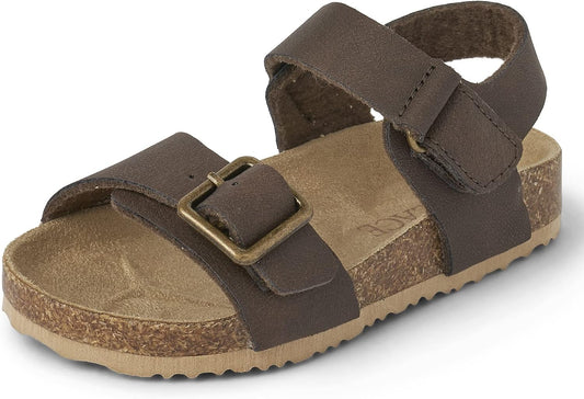 The Children's Place boys Baby Boys and Toddler Casual Adjustable Double Buckle Flat Sandals