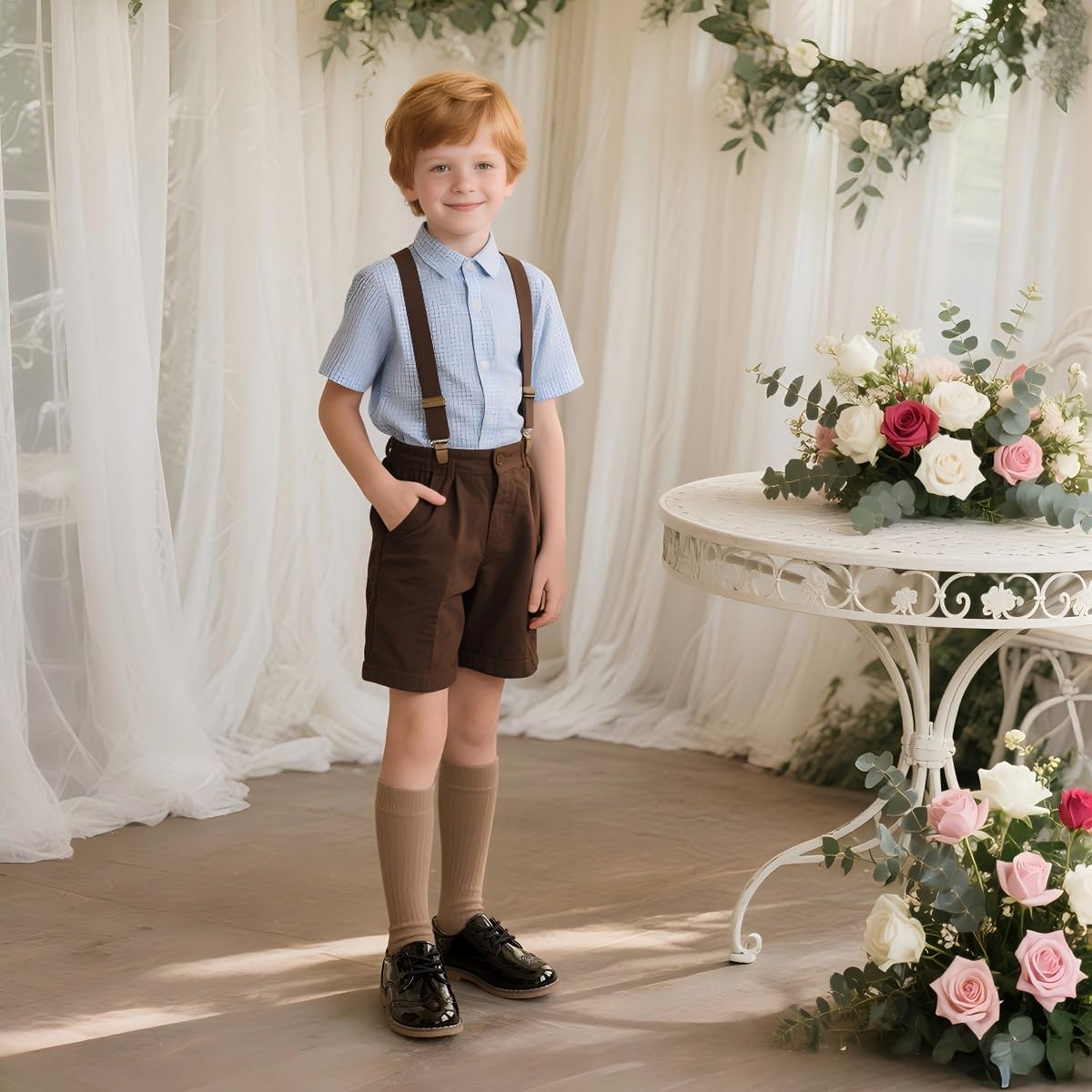 Casazoe Boys Girls Oxford Wedding Dress Shoes Classic School Uniform Flats Formal Casual Loafer for Toddler Little Kid