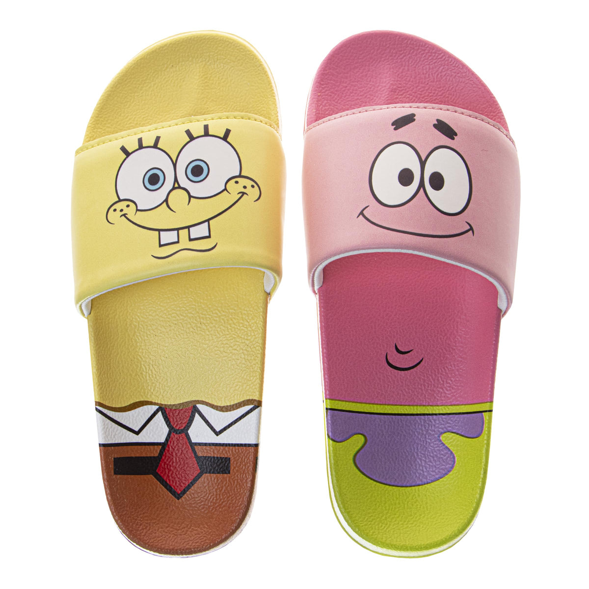 Josmo Spongebob Squarepants Slide Sandals (Little Kid)