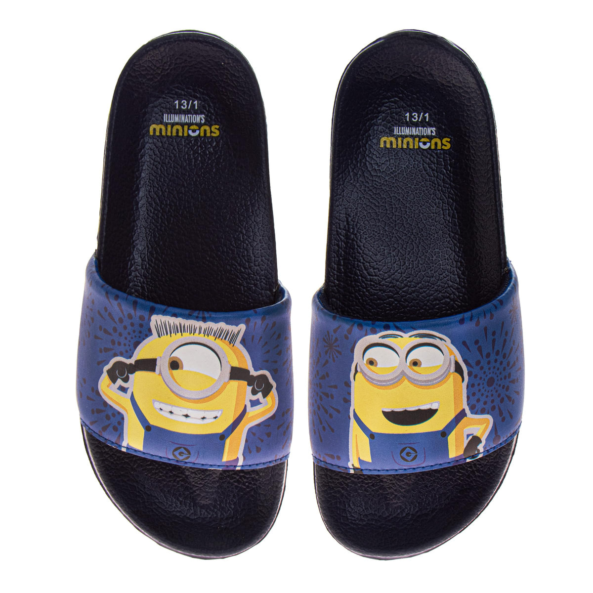 Josmo Spongebob Squarepants Slide Sandals (Little Kid)