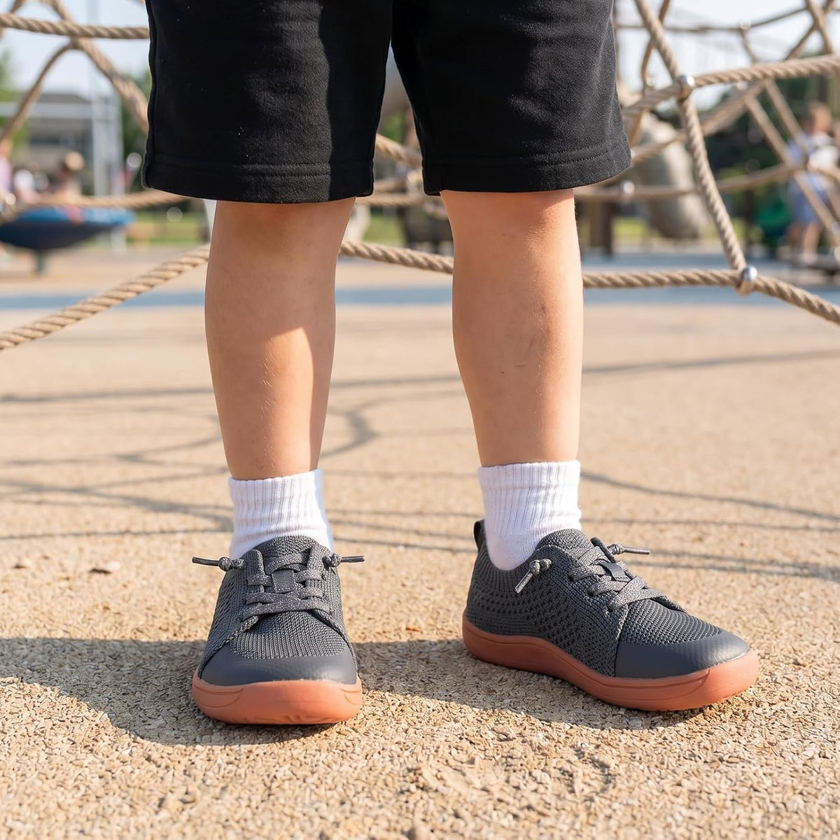 WateLves Toddler Little Kids Wide Barefoot Shoes Boys Girls Minimalist Sneakers Lightweight Breathable Walking Shoes | Naturally Splay | Flexible Fit