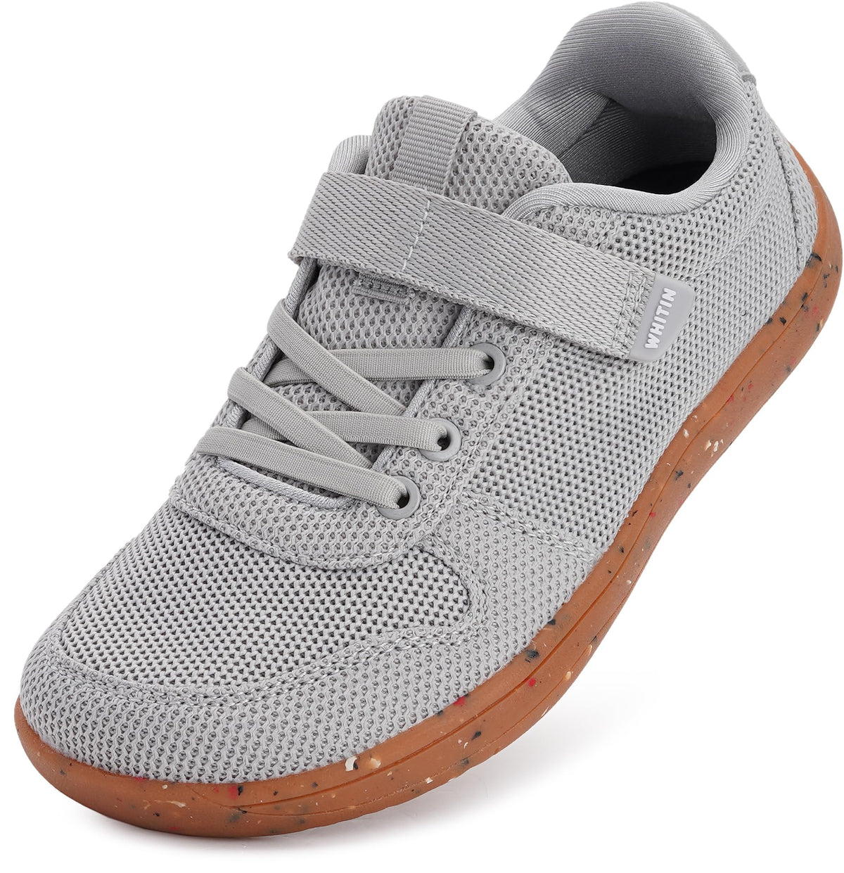 WHITIN Little/Big Kids Wide Toe Box Barefoot Shoes with Zero Drop W8K7
