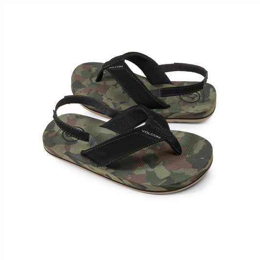 Volcom Little Kids Unisex Victor Heelstrap Sandal