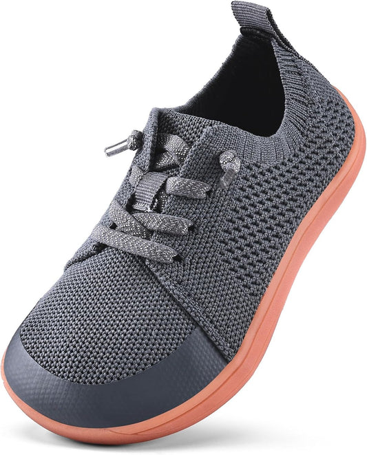 WateLves Toddler Little Kids Wide Barefoot Shoes Boys Girls Minimalist Sneakers Lightweight Breathable Walking Shoes | Naturally Splay | Flexible Fit