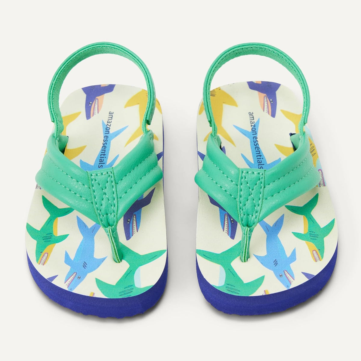 Amazon Essentials Unisex Toddlers' Flip Flop Sandals with Backstrap for Boys and Girls