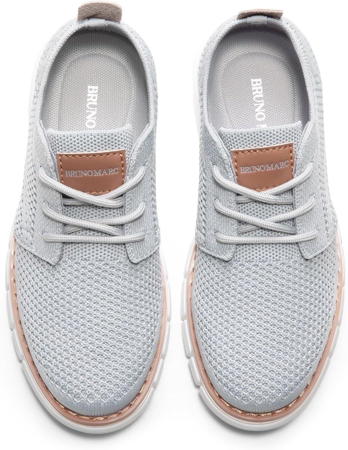 Bruno Marc Boy's Mesh Dress Sneakers Oxfords