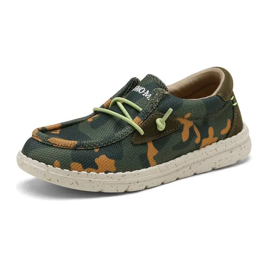 BRUNO MARC 11-12 Years Kids' Slip-On Knit Flats - Knit Mesh Uppers, Breathable Rubber Footwear for Students, School, Travel & Everyday Wear