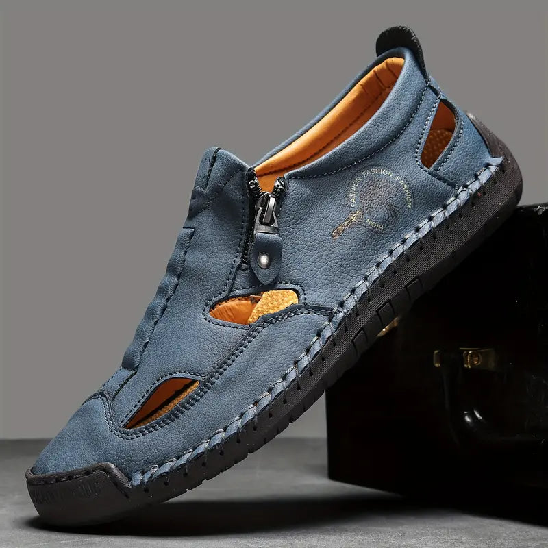 Men's British Retro Slip-On Shoes -- Breathable Formal Daily Shoes, Suitable for Office and Semi-Formal Occasions - Easy-to-Clean Design, Classic Appearance, Durable Structure